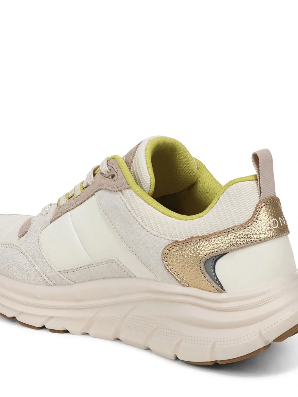 Vionic Women's Walk Skyline Neutral and Gold Sneakers